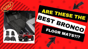 floor mats for the ford bronco