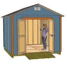 10x12 Gable Shed Plans Shed Building