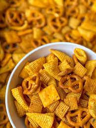 buffalo ranch chex mix whiskful cooking