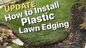 How to Install Lawn Edging for CHEAP - YouTube