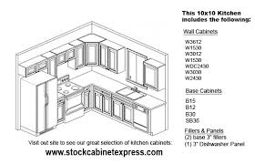 10x10 kitchen configuration