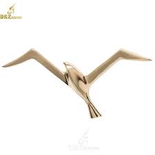 Metal Flying Bird Wall Art Sculptures