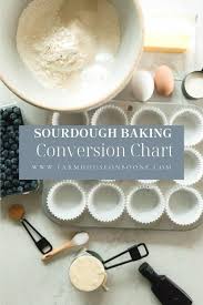 baking conversion chart farmhouse on