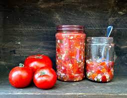 simple fermented salsa with live