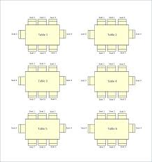 Free Wedding Seating Chart Templates You Can Customize Of Plan For