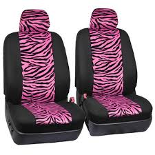Carxs Zebra Print Car Seat Covers Full