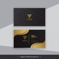 jewelry business card template vectors