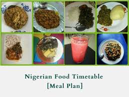 healthy nigerian food timetables get