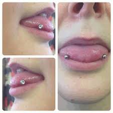Located below the lip on both the left and right side. Snake Eye Piercing Pictures And Information Guide