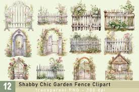 Shabby Chic Garden Fences Wood Barrier