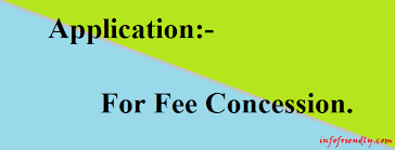Find out why you should waive your ferpa rights. Write An Application To The Principal For Fee Concession