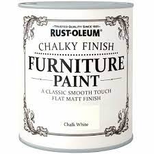 Rust Oleum White Chalky Paint 125ml