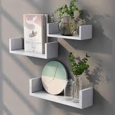 Wood Decorative Floating Wall Shelves