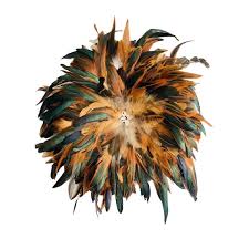 Buy Juju Hat Brown Natural Feather Home