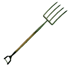 castex als garden tool pitch fork