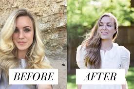 Bleached hair has different requirements from natural locks because it has just gone through major stress, so you have to be. How To Go Back To Your Natural Hair Color Natalie Yerger