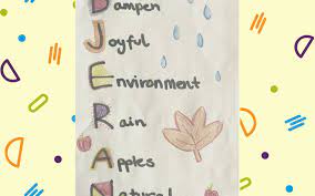 activity 7 acrostic poems awesome arts