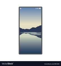 mobile theme for mobile phone vector image