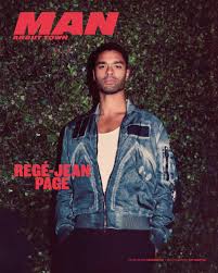 And what's going on with. Bridgerton Actor Rege Jean Page Covers Man About Town