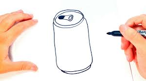 Hello everyone, this is a page where i will upload audiovisual material periodically related to animated characters, fiction, cartoons in general, etc. How To Draw A Can Of Soda Can Of Soda Easy Draw Tutorial Youtube