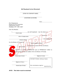 professional notarized letter templates