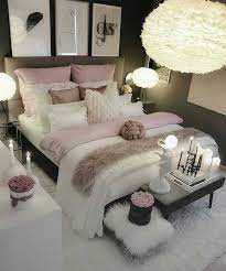 pink grey and black bedroom ideas
