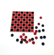 Miniature Checkers Game Board