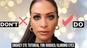 smokey eye for hooded almond eyes