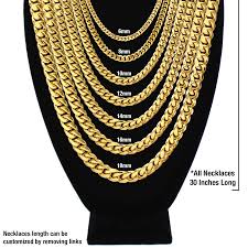 Beberlini Cuban Link Necklace And Bracelet Set 18k Gold Plated With Box Clasp Miami Chain Cuban Stainless Steel Fashion Jewelry 6 Mm Men Women