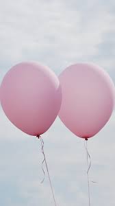 pink balloons iphone background