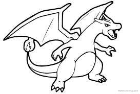 There are no limits here. Mega Charizard Pokemon Coloring Pages Novocom Top