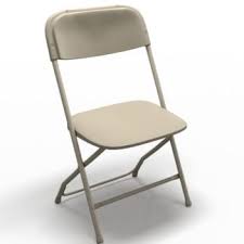beige samsonite folding chair