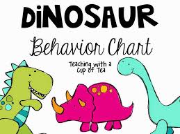 Free Dinosaur Clip It Behavior Chart School Behavior Chart