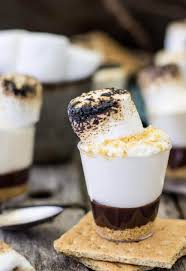 s mores cheesecake dessert shooters