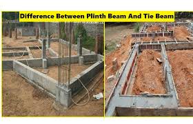 tie beam and a plinth beam
