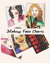 makeup face charts portfolio workbook