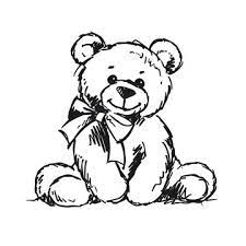 teddy bear outline images browse 24