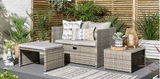 Seating in a small nook or an open garden. Garden Furniture Patio Sets The Range