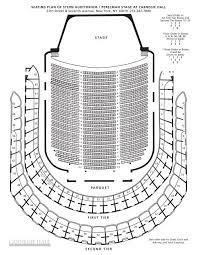 stern seating chart carnegie hall
