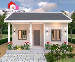 house plan with one bedroom gable roof