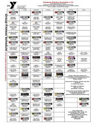 group exercise schedule ymca of