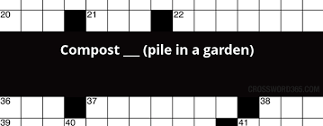 Pile In A Garden Crossword Clue