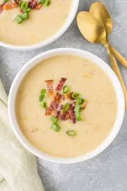 The flavorful topping is a basil pistou, a mixture similar to pesto minus the pine nuts. Easy Creamy Potato Soup Recipe The Clean Eating Couple