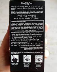 loreal youth code ferment eye essence