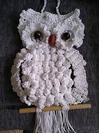 Ravelry Crochet Owl Wall Hanging