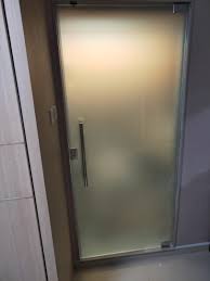 toilet pivot tempered frosted glass