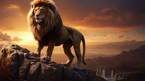 majestic lion king hd wallpaper by