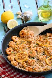 lemon garlic shrimp pasta recipe
