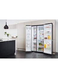 LG GSL761WBXV American Style Fridge Freezer, A+ Energy Rating, 90cm Wide, Non-Plumbed Water and Ice