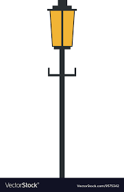 Outdoor Lamp Icon Royalty Free Vector